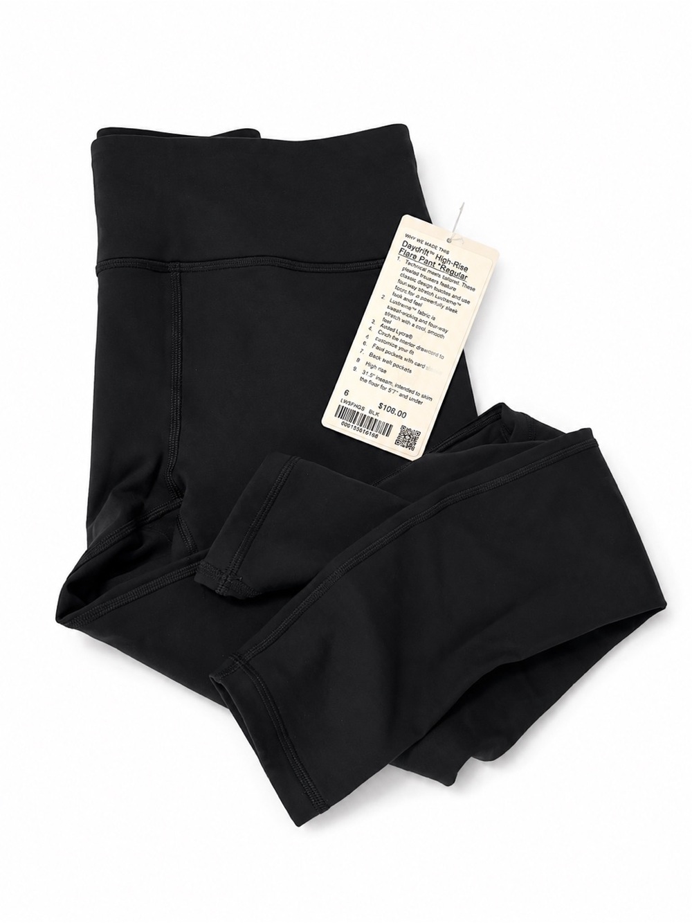 The Lululemon Thermal High-Rise Running Tight 28" in black